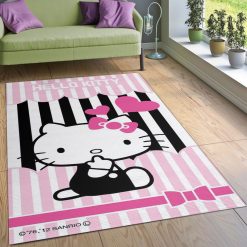 Hello Kitty 10 Area Rug For Christmas Living Room Rug Floor Decor Home Decor
