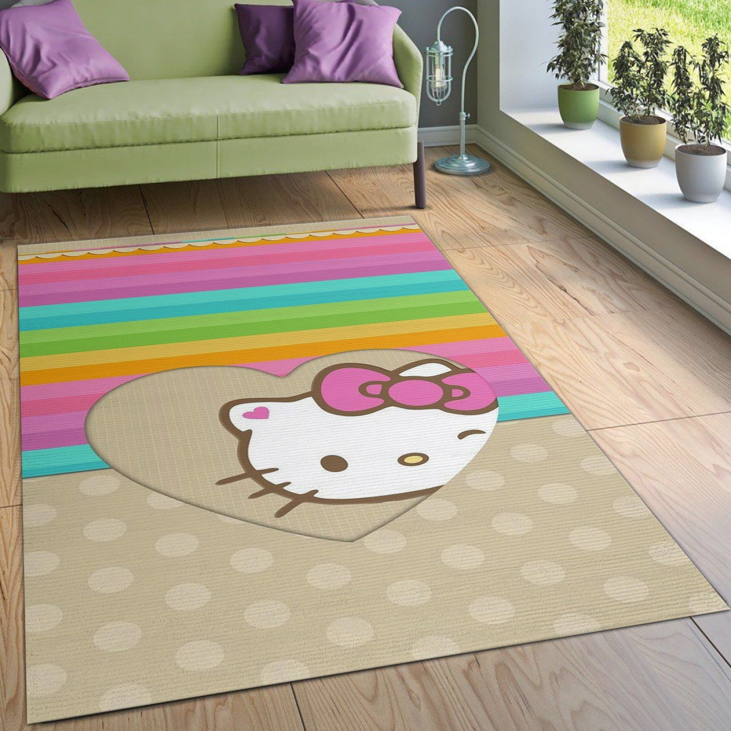 Hello Kitty 14 Area Rug Bedroom Rug US Gift Decor Hello Kitty 14 Area Rug Bedroom Rug US Gift Decor