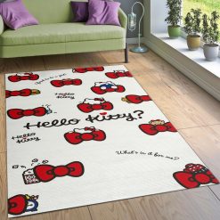 Hello Kitty 6 Area Rug For Christmas Bedroom Rug US Gift Decor