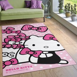 Hello Kitty 9 Area Rug For Christmas Living Room Rug Family Gift US Decor