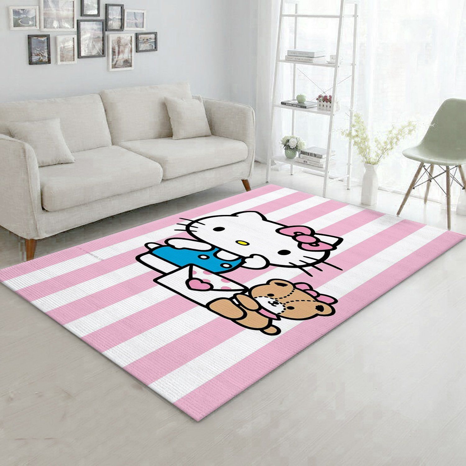 Hello Kitty Rug Bedroom Rug US Gift Decor Hello Kitty Rug Bedroom Rug US Gift Decor