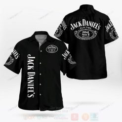 Jack Daniels Black Hawaiian Shirt