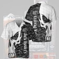 Jack Daniels Skull Hawaiian Shirt