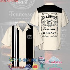 Jack Daniels Tennessee Whiskey Aloha Summer Beach Hawaiian Shirt