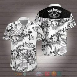 Jack Daniels Tennessee Whiskey Hawaiian Tropical Hawaiian Shirt
