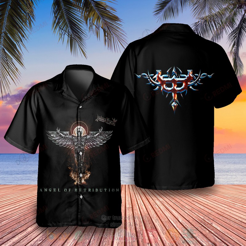 Judas Priest Angel Of Retribution Album Hawaiian Shirt 2 Judas Priest Angel Of Retribution Album Hawaiian Shirt 2