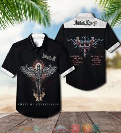 Judas Priest Angel Of Retribution Short Sleeve Hawaiian Shirt