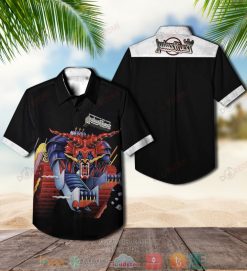 Judas Priest Band Defenders Of The Faith Black Hawaiian Shirt