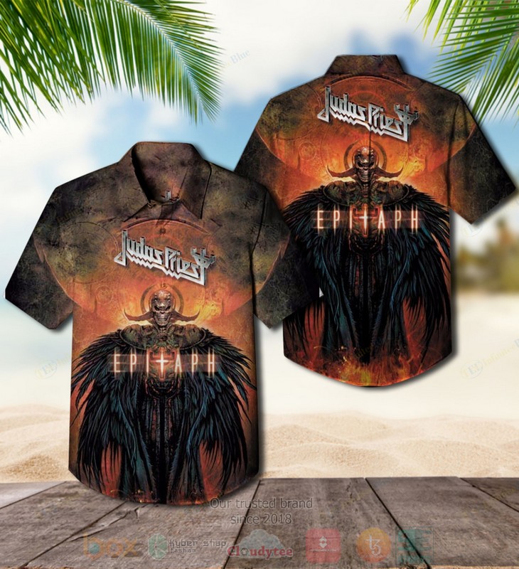 Judas Priest Band Epitaph Hawaiian Shirt Judas Priest Band Epitaph Hawaiian Shirt
