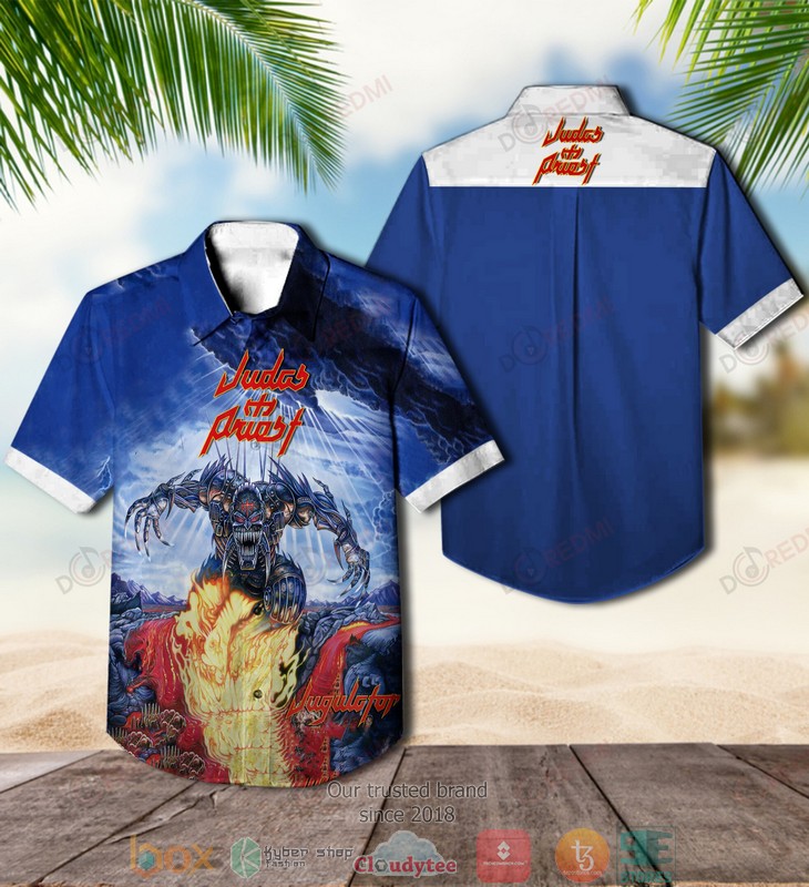 Judas Priest Band Jugulator Hawaiian Shirt 2 Judas Priest Band Jugulator Hawaiian Shirt 2