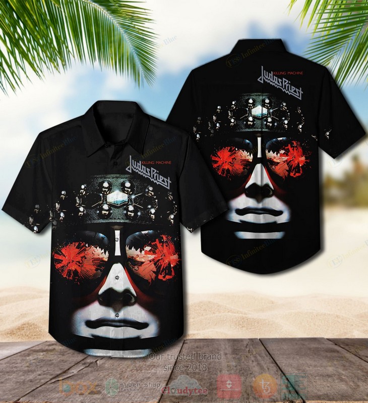Judas Priest Band Killing Machine Hawaiian Shirt Judas Priest Band Killing Machine Hawaiian Shirt