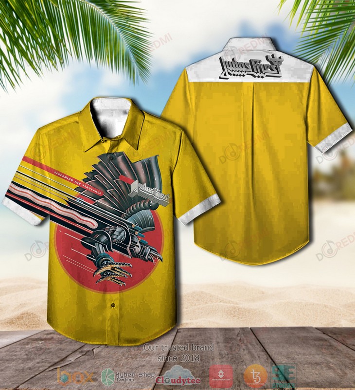 Judas Priest Band Screaming For Vengeance Hawaiian Shirt 2 Judas Priest Band Screaming For Vengeance Hawaiian Shirt 2