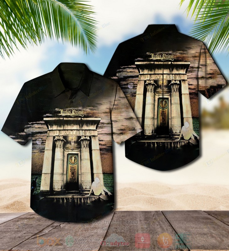 Judas Priest Band Sin After Sin Hawaiian Shirt Judas Priest Band Sin After Sin Hawaiian Shirt