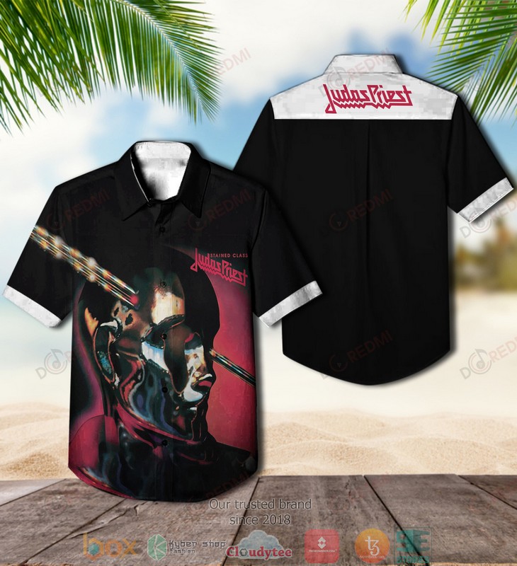 Judas Priest Band Stained Class Black Hawaiian Shirt Judas Priest Band Stained Class Black Hawaiian Shirt