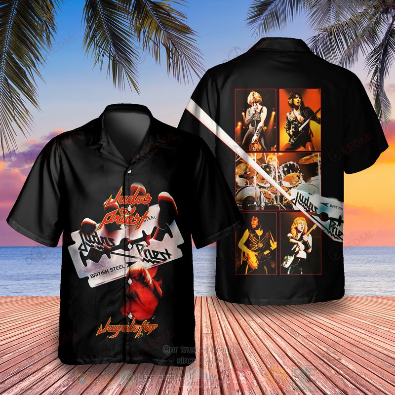 Judas Priest British Steel Album Hawaiian Shirt 2 Judas Priest British Steel Album Hawaiian Shirt 2