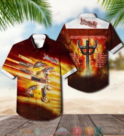 Judas Priest Firepower Short Sleeve Hawaiian Shirt