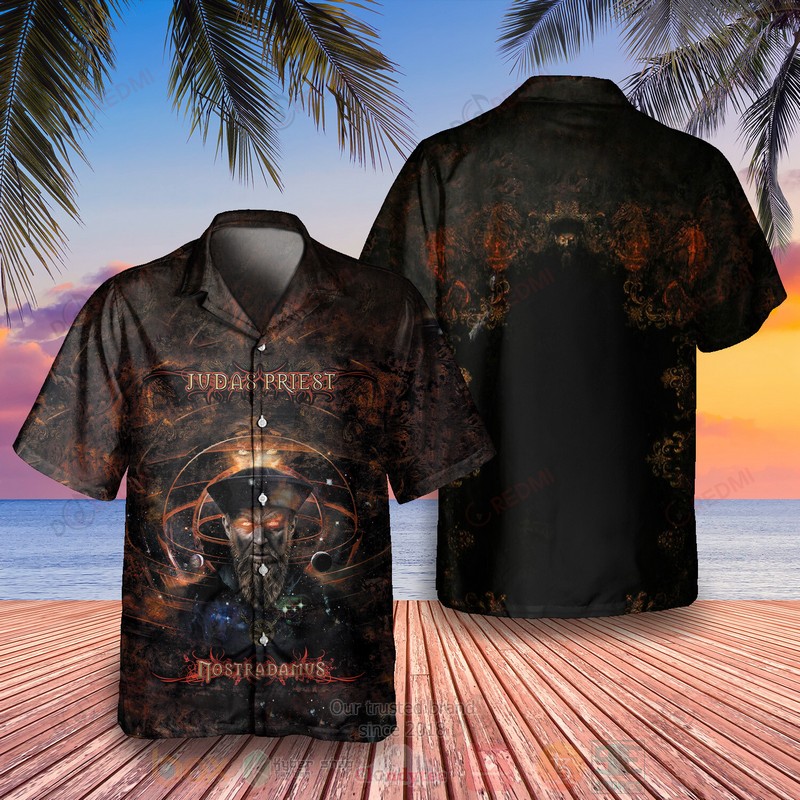Judas Priest Nostradamus Album Hawaiian Shirt 2 Judas Priest Nostradamus Album Hawaiian Shirt 2