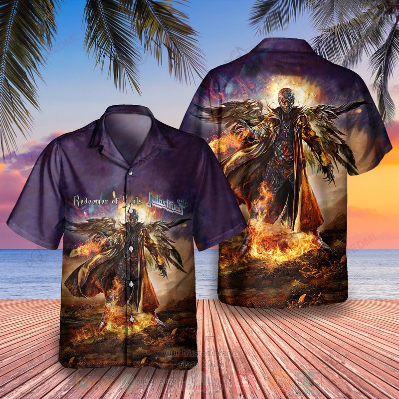 Judas Priest Redeemer Of Souls Album Hawaiian Shirt 2 Judas Priest Redeemer Of Souls Album Hawaiian Shirt 2