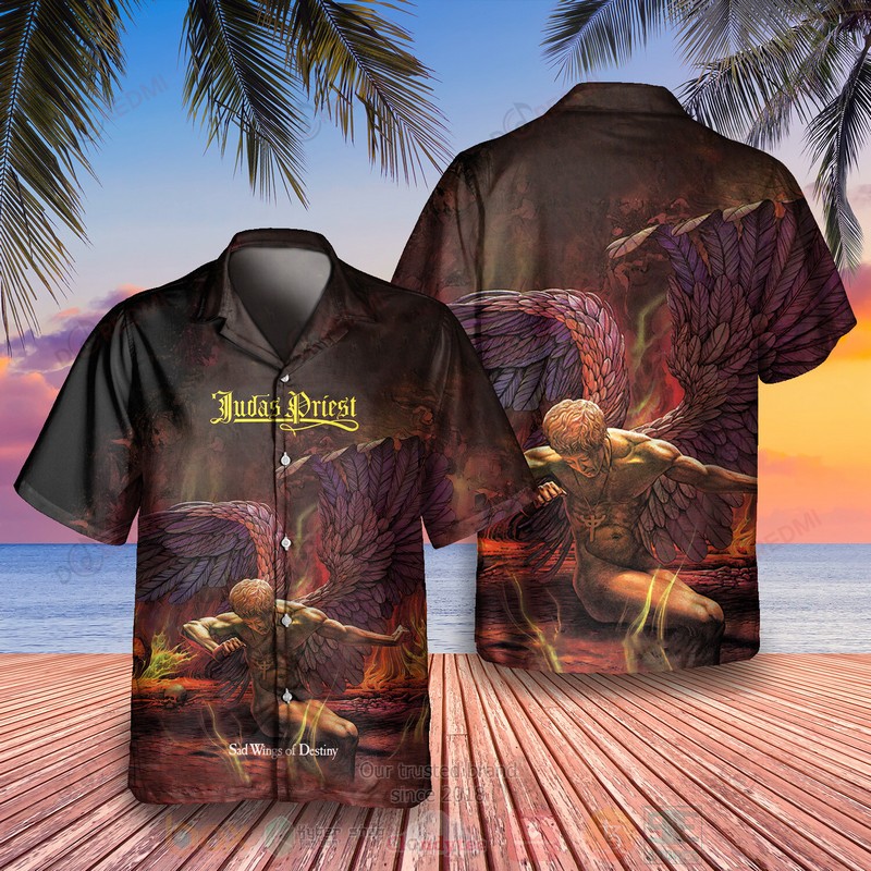 Judas Priest Sad Wings Of Destiny Album Hawaiian Shirt 2 Judas Priest Sad Wings Of Destiny Album Hawaiian Shirt 2