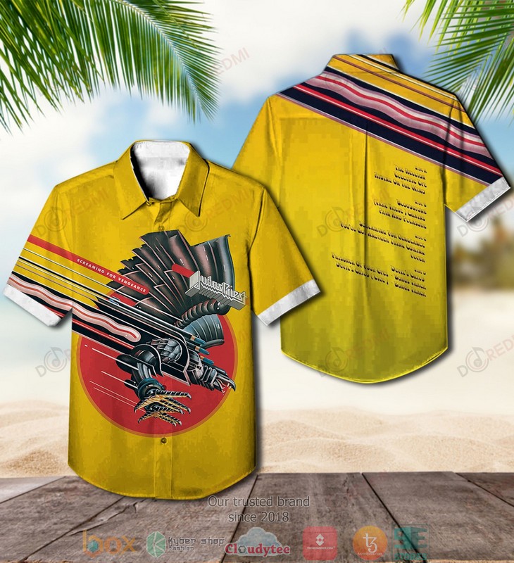 Judas Priest Screaming For Vengeance Hawaiian Shirt 2 Judas Priest Screaming For Vengeance Hawaiian Shirt 2