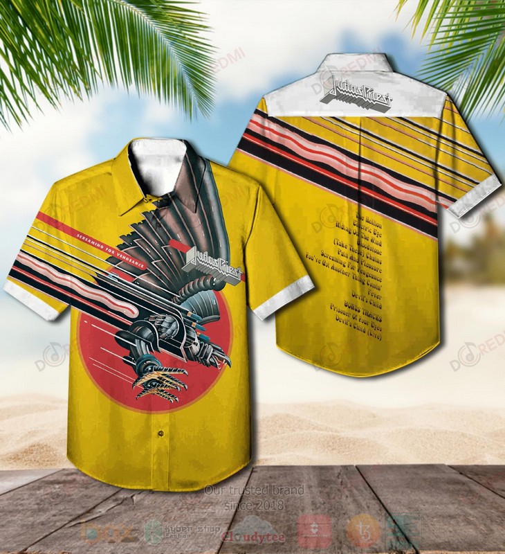 Judas Priest Screaming For Vengeance Hawaiian Shirt Judas Priest Screaming For Vengeance Hawaiian Shirt