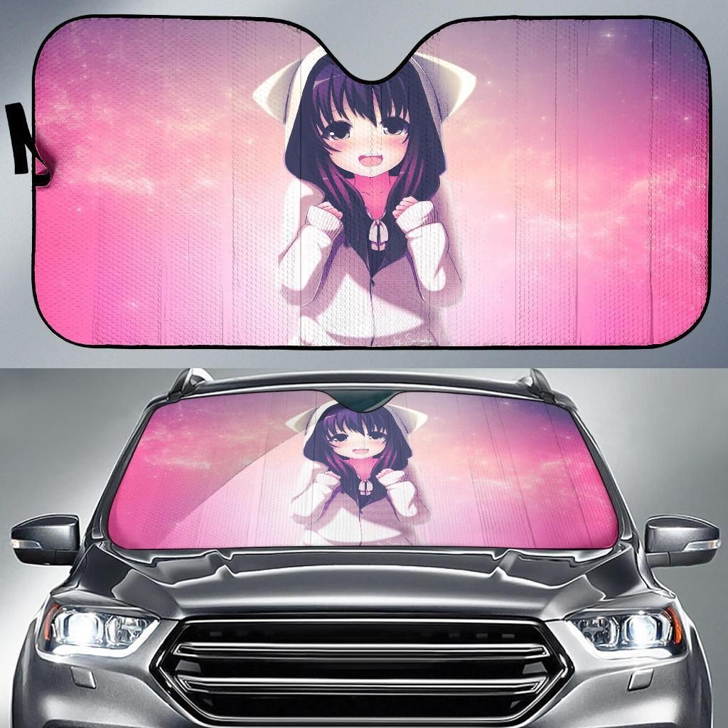 Kawaii Anime Girl Car Auto Sun Shade Kawaii Anime Girl Car Auto Sun Shade