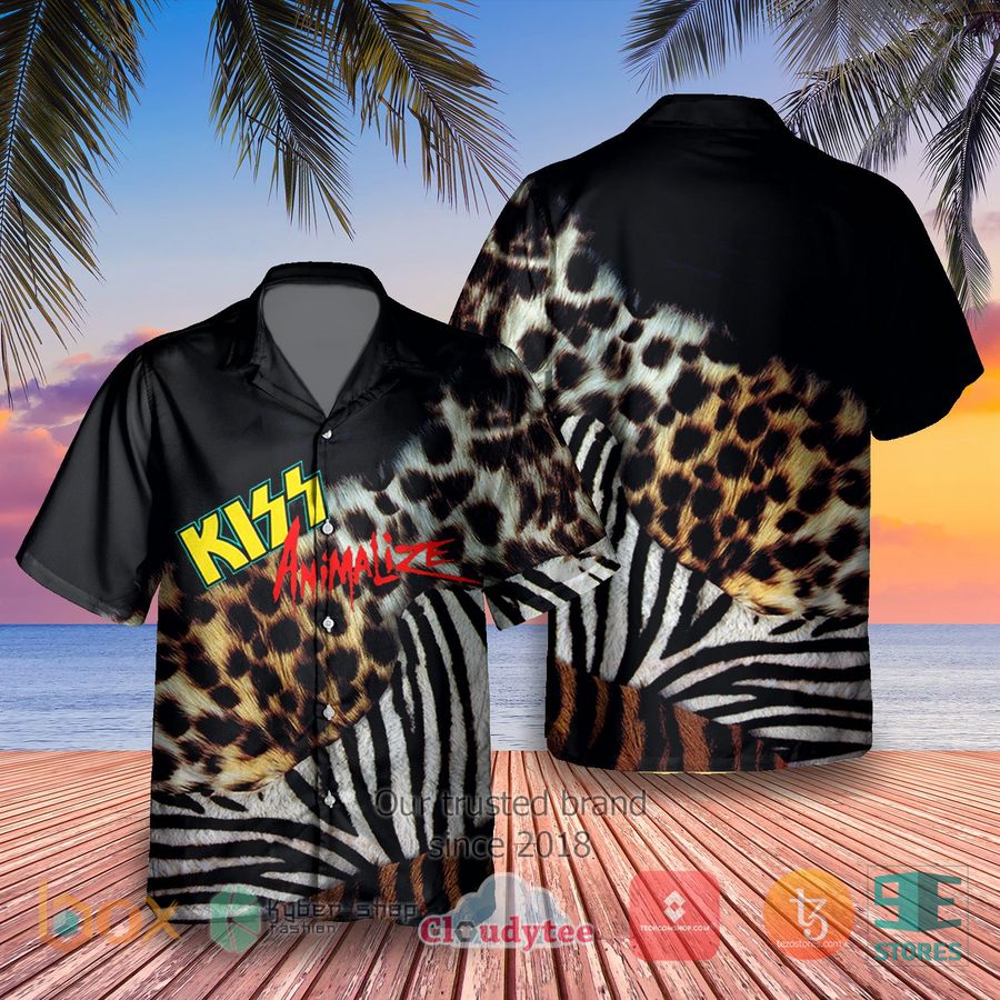 Kiss Animalize Album Hawaiian Shirt Kiss Animalize Album Hawaiian Shirt