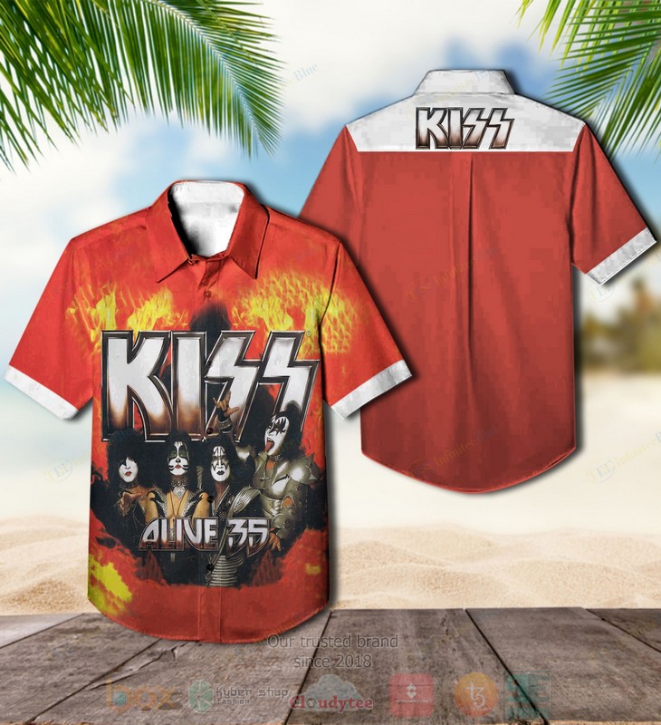 Kiss Band Kiss Alive 35 Hawaiian Shirt Kiss Band Kiss Alive 35 Hawaiian Shirt