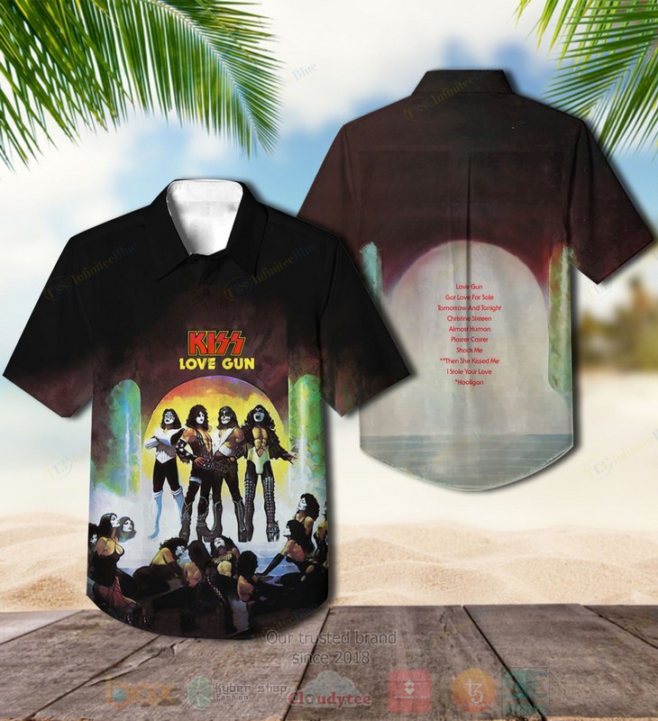 Kiss Band Love Gun Hawaiian Shirt Kiss Band Love Gun Hawaiian Shirt