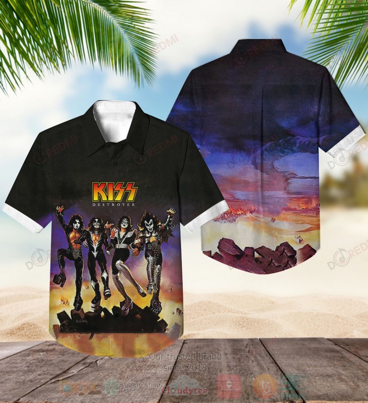 Kiss Destroyer Hawaiian Shirt Kiss Destroyer Hawaiian Shirt