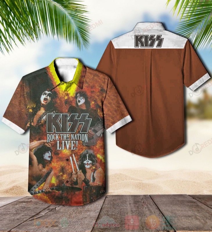 Kiss Rock The Nation Live Hawaiian Shirt Kiss Rock The Nation Live Hawaiian Shirt