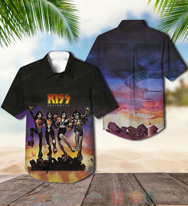 Kiss Them All 2 Album Hawaiian Shirt Kiss Them All 2 Album Hawaiian Shirt