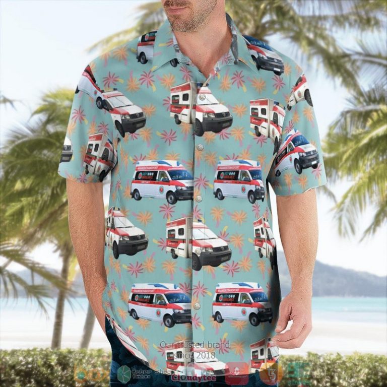 Krankentransport-Easy-Ambulance-Berlin-Germany-Fleet-Hawaiian-Shirt-2