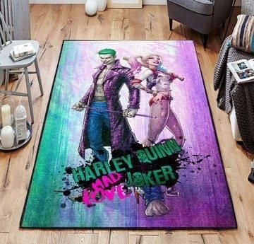 Legends Joker & Harley Quinn Area Rug - Movie FP10470 Rug Carpet Legends Joker & Harley Quinn Area Rug - Movie FP10470 Rug Carpet