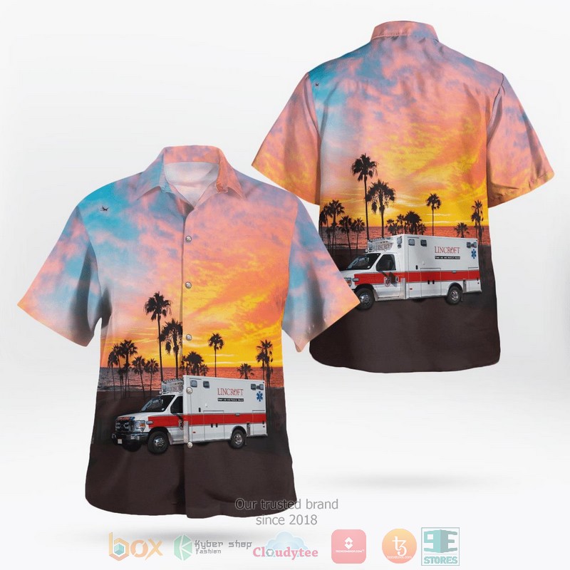 Lincroft First Aid And Rescue Squad Middletown New Jersey Hawaiian Shirt Lincroft First Aid And Rescue Squad Middletown New Jersey Hawaiian Shirt