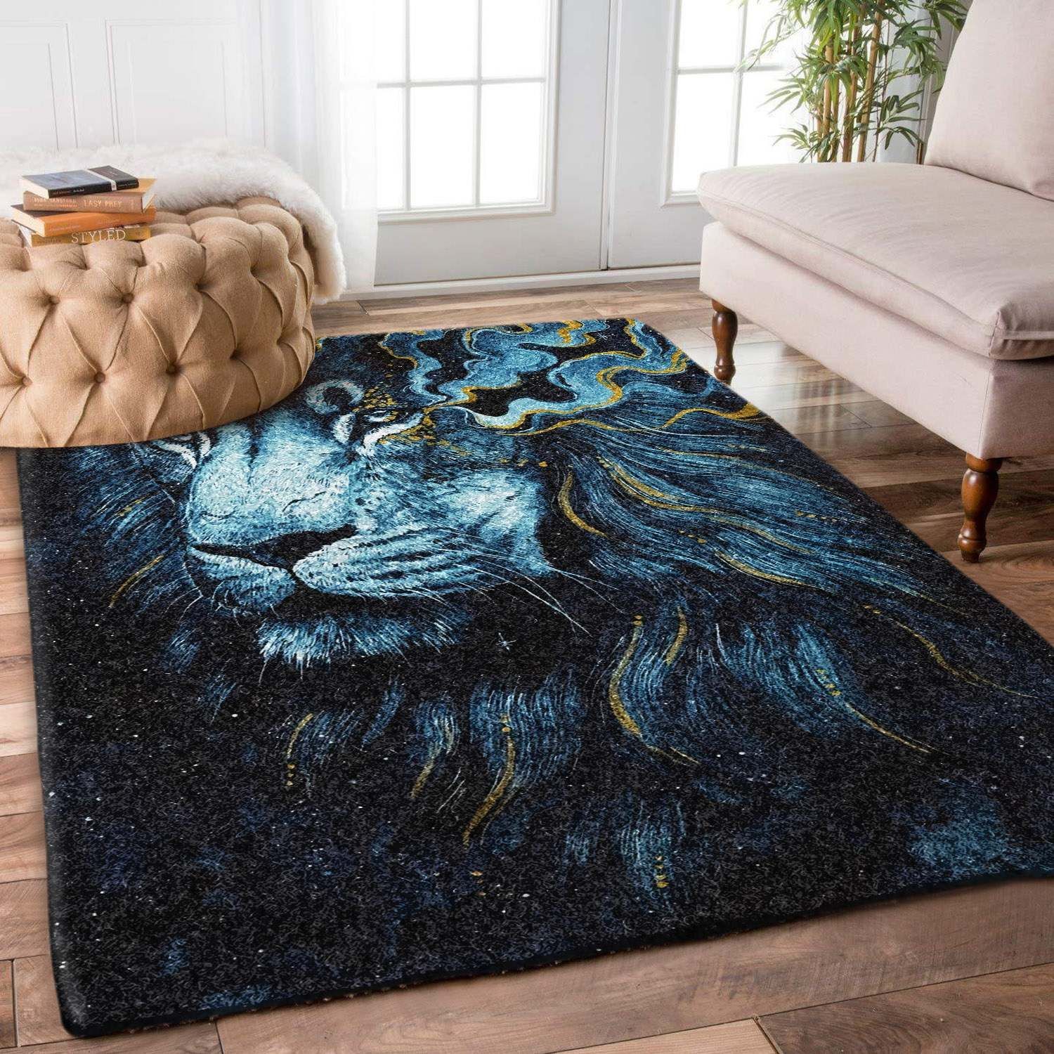 Lion VD2609129R Rug Carpet Lion VD2609129R Rug Carpet