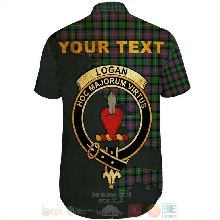Logan-Modern-Tartan-Crest-Custom-Name-Short-Sleeve-Hawaiian-Shirt-2