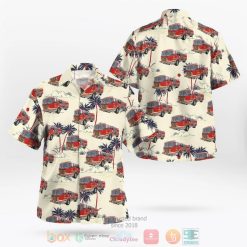 Los Angeles County California Los Angeles County Fire Department Fire Station 81 Hawaiian Shirt 2
