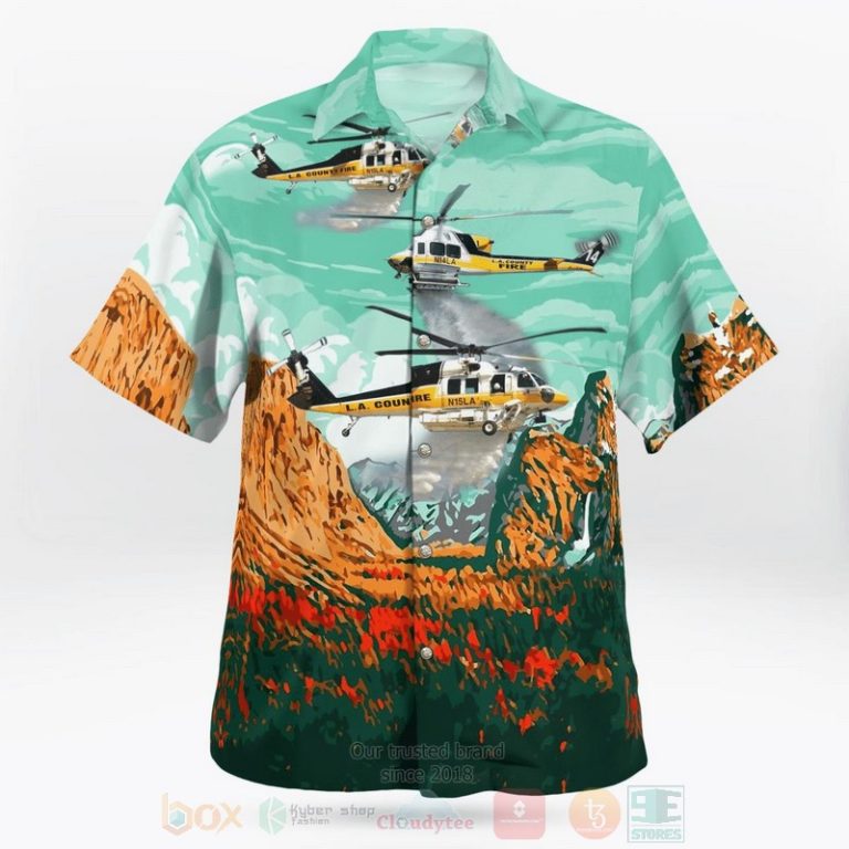 Los-Angeles-County-Fire-Department-Sikorsky-S-70A-Firehawk-Hawaiian-Shirt-1