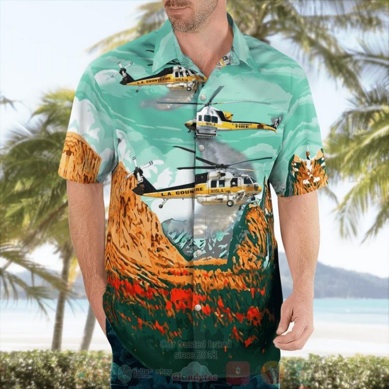 Los-Angeles-County-Fire-Department-Sikorsky-S-70A-Firehawk-Hawaiian-Shirt-2