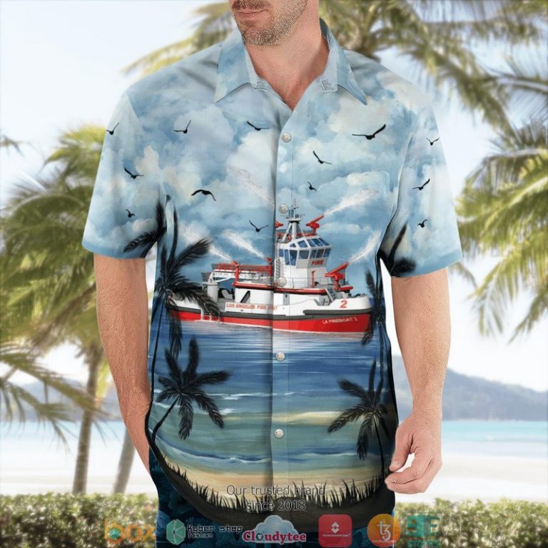 Los-Angeles-Fire-Department-Warner-L.-Lawrence-Fireboat-Hawaii-3D-Shirt-2