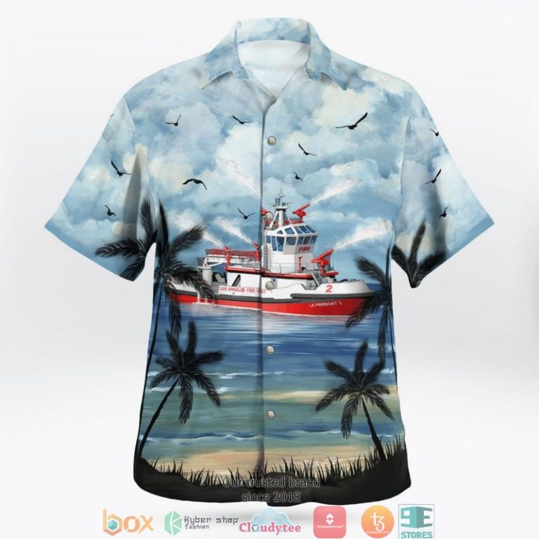 Los-Angeles-Fire-Department-Warner-L.-Lawrence-Fireboat-Hawaii-3D-Shirt-3