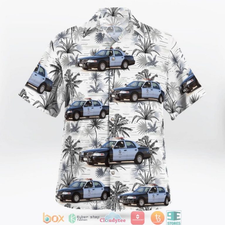 Los-Angeles-Police-Department-Ford-Crown-Victoria-Police-Interceptor-Hawaii-3D-Shirt-2