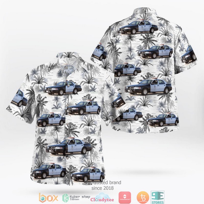 Los Angeles Police Department Ford Crown Victoria Police Interceptor Hawaii 3D Shirt Los Angeles Police Department Ford Crown Victoria Police Interceptor Hawaii 3D Shirt