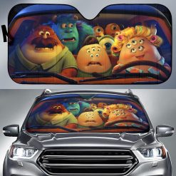 Monster University Funny Driving Car Auto Sun Shade