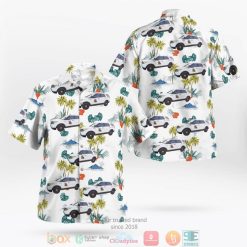 New Orleans Louisiana Orleans Levee District Police White Hawaiian Shirt