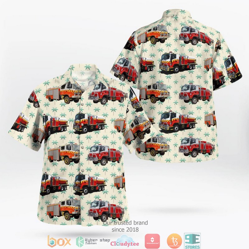 New South Wales Rural Fire Service Nsw Rfs Fleet Hawaiian Shirt New South Wales Rural Fire Service Nsw Rfs Fleet Hawaiian Shirt