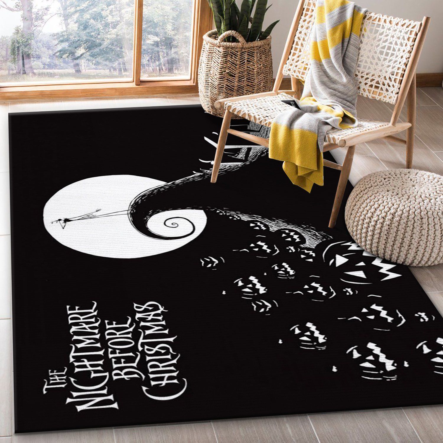 Nightmare Before Christmas Ver13 Rug Bedroom Rug US Gift Decor Nightmare Before Christmas Ver13 Rug Bedroom Rug US Gift Decor