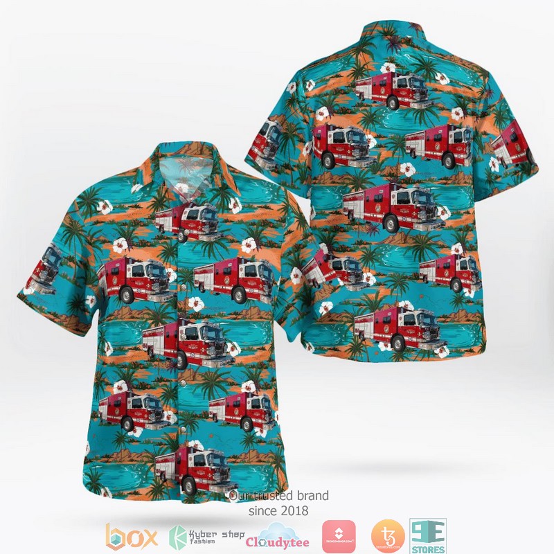 Oklahoma City Fire Department Hawaii 3D Shirt Oklahoma City Fire Department Hawaii 3D Shirt