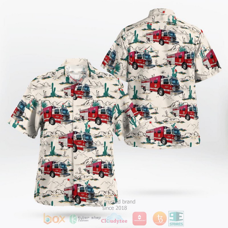 Oklahoma City Fire Department Hawaiian Shirt Oklahoma City Fire Department Hawaiian Shirt